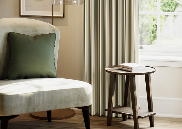 The British Stripe Co. Charles, Chilterns No.1 - Made to Measure Curtains - Image 5